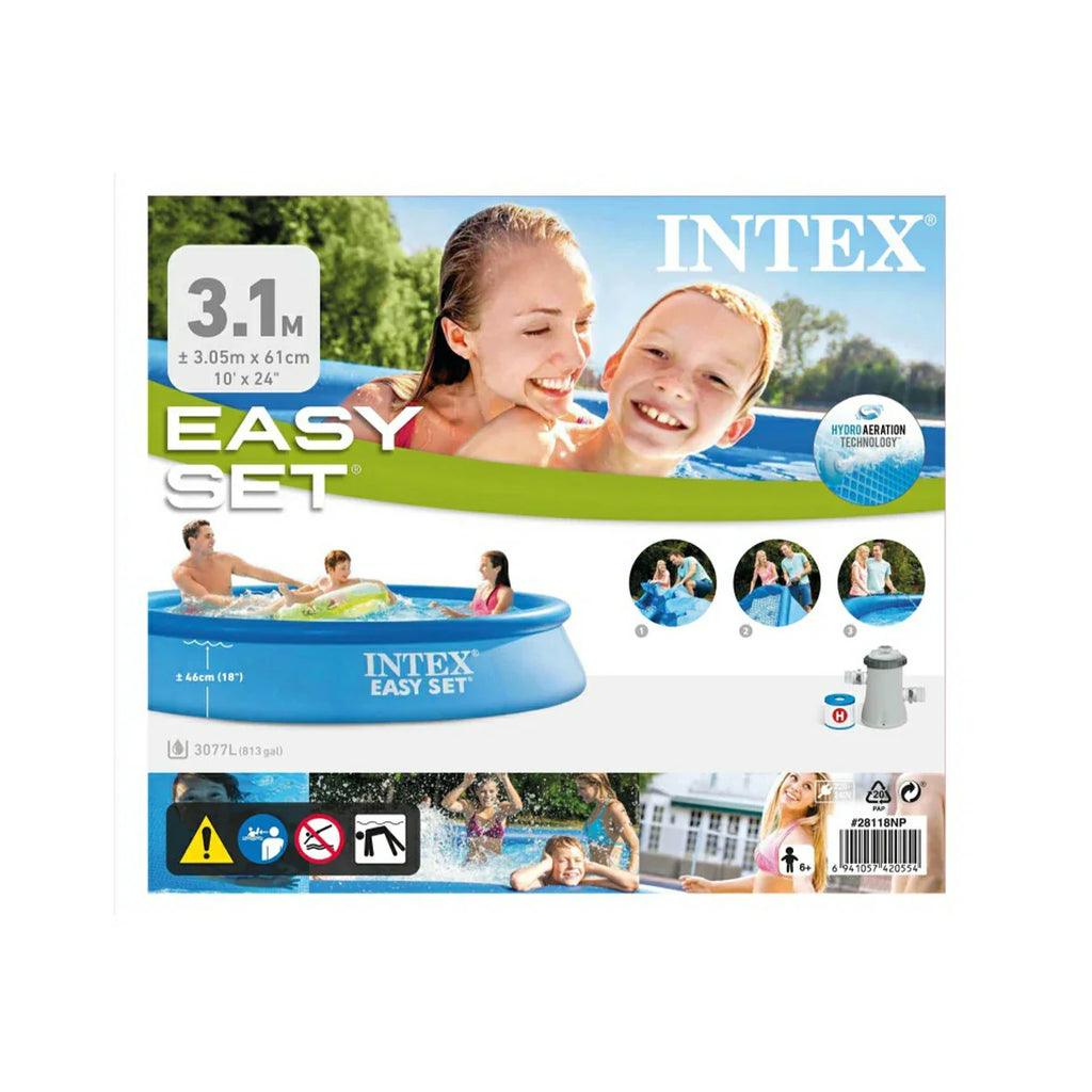 Picture of Intex Easy Set Pool Set W/12V Filter Pump 3,077 L - by Raja Sahib Kids