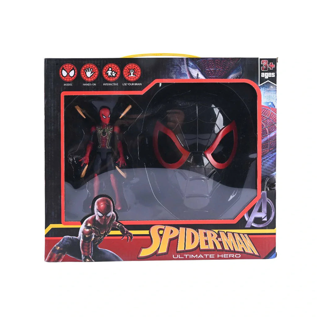 Picture of Spider-Man Ultimate Hero Action Figure & Mask Set (Avengers: Endgame) - by Raja Sahib Kids