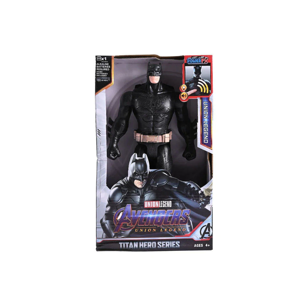 Picture of Union Legend Titan Hero Series: Batman 12-Inch Action Figure With Light-Up Power Feature - Ages 4+ - by Raja Sahib Kids