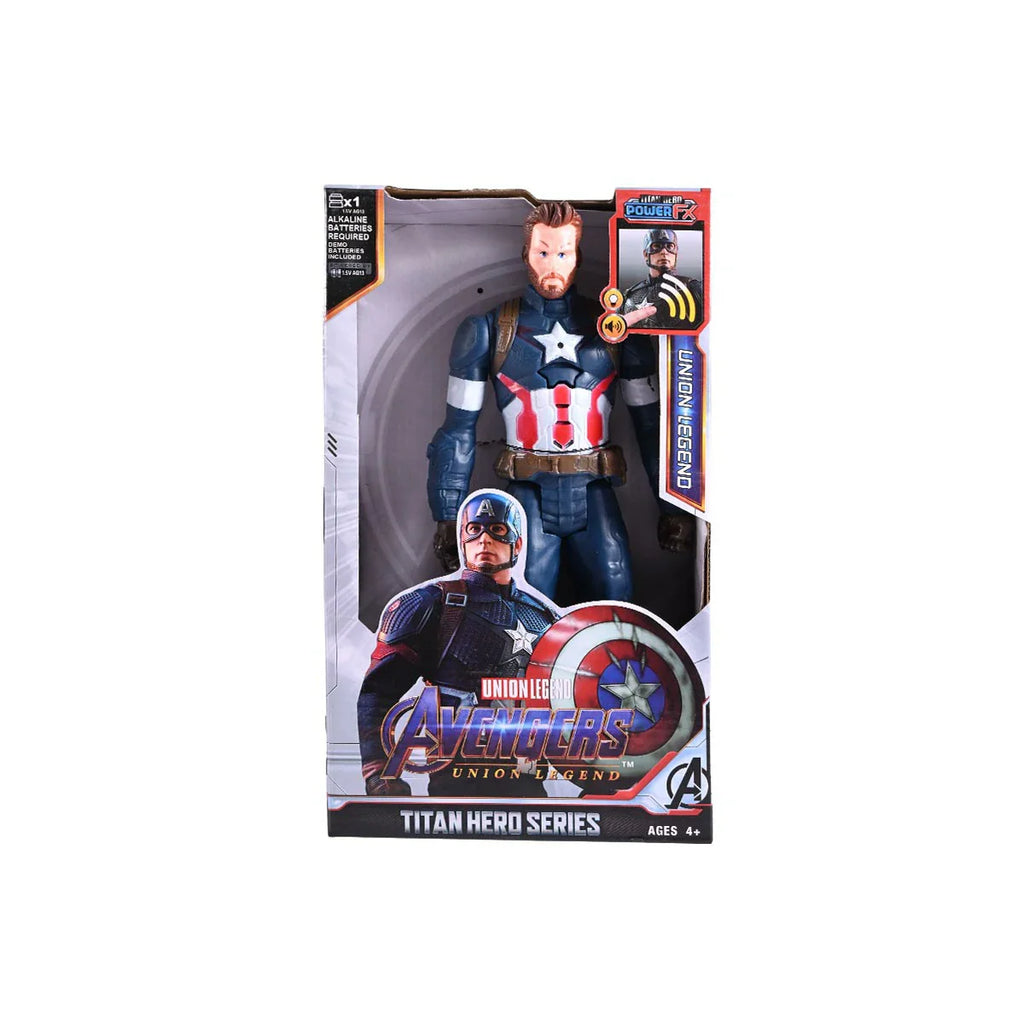 Picture of Avengers Titan Hero Series: Captain America Union Legend Action Figure (Ages 4+) - by Raja Sahib Kids