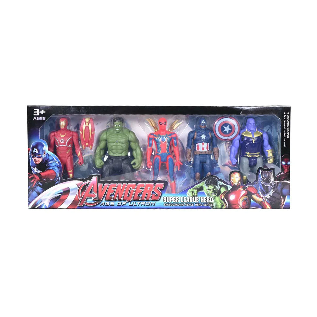 Picture of Avengers Super Hero Incredible Action Figures 6 Pcs - by Raja Sahib Kids