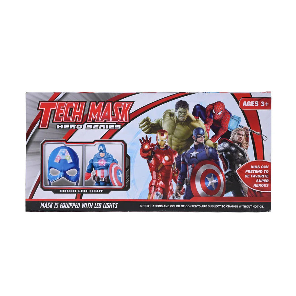 Picture of Tech Mask Hero Series Action Figure Set With Led Mask - by Raja Sahib Kids