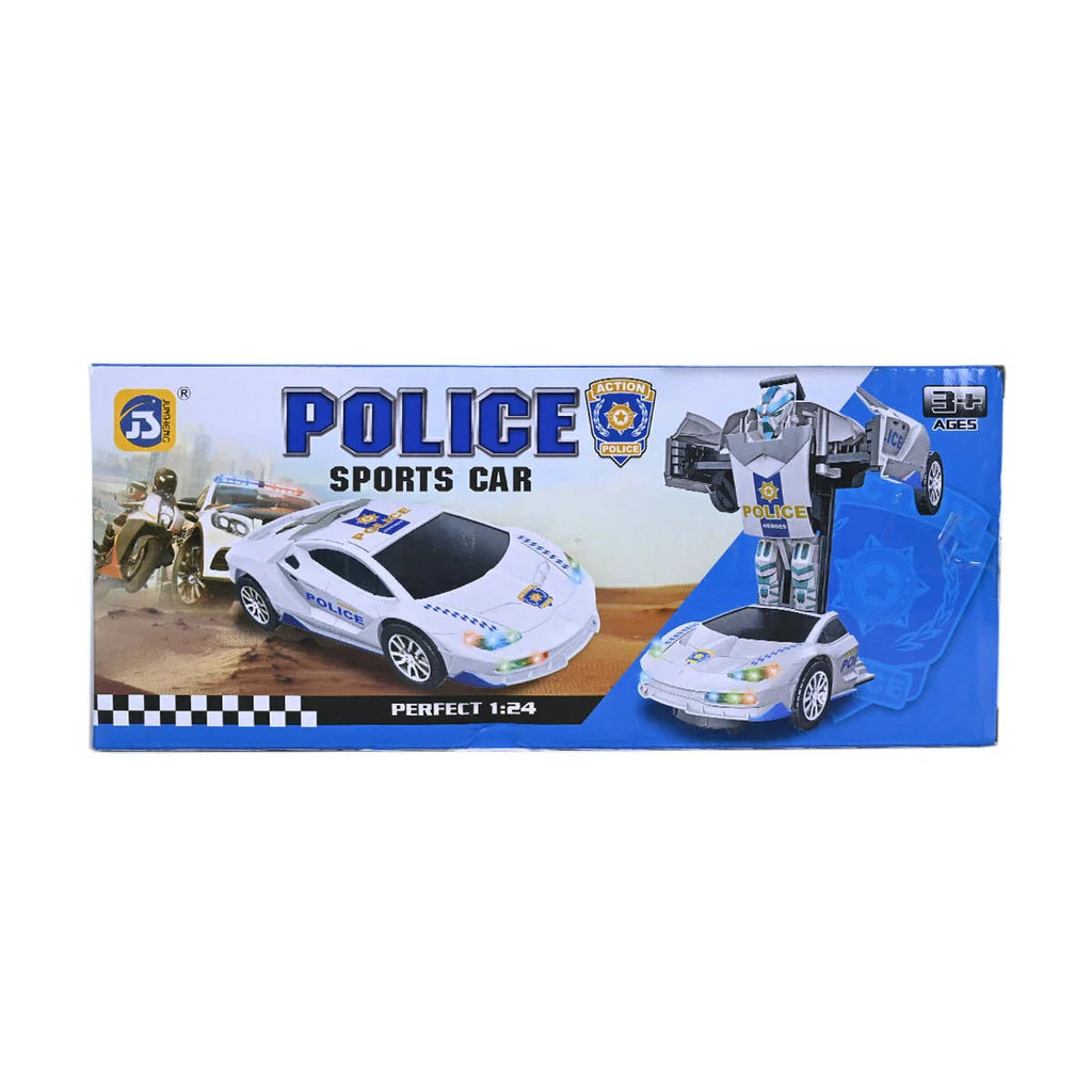 Picture of Robot Transformer Police Sports Car - by Raja Sahib Kids