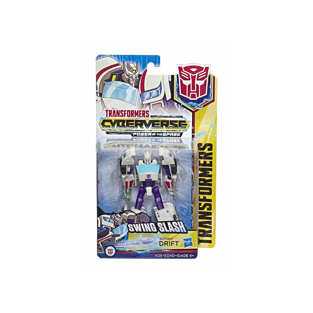 Picture of Hasbro Transformers Cyberverse Power of the Spark Drift Warrior Action Figure - by Raja Sahib Kids