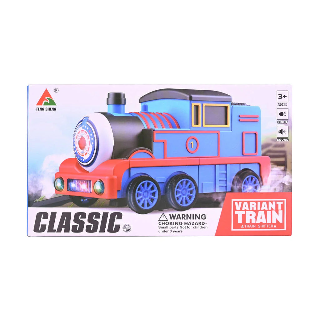 Picture of Kids Transformer Train Toy 2-In-1 Deformed Engine Robot With Light And Sound - by Raja Sahib Kids