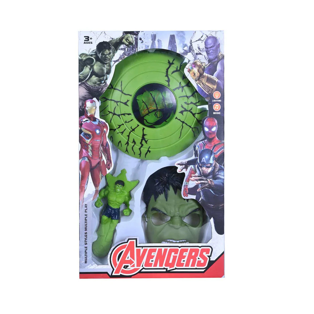 Picture of Marvel Avengers Hulk Mask And Shield Set - by Raja Sahib Kids