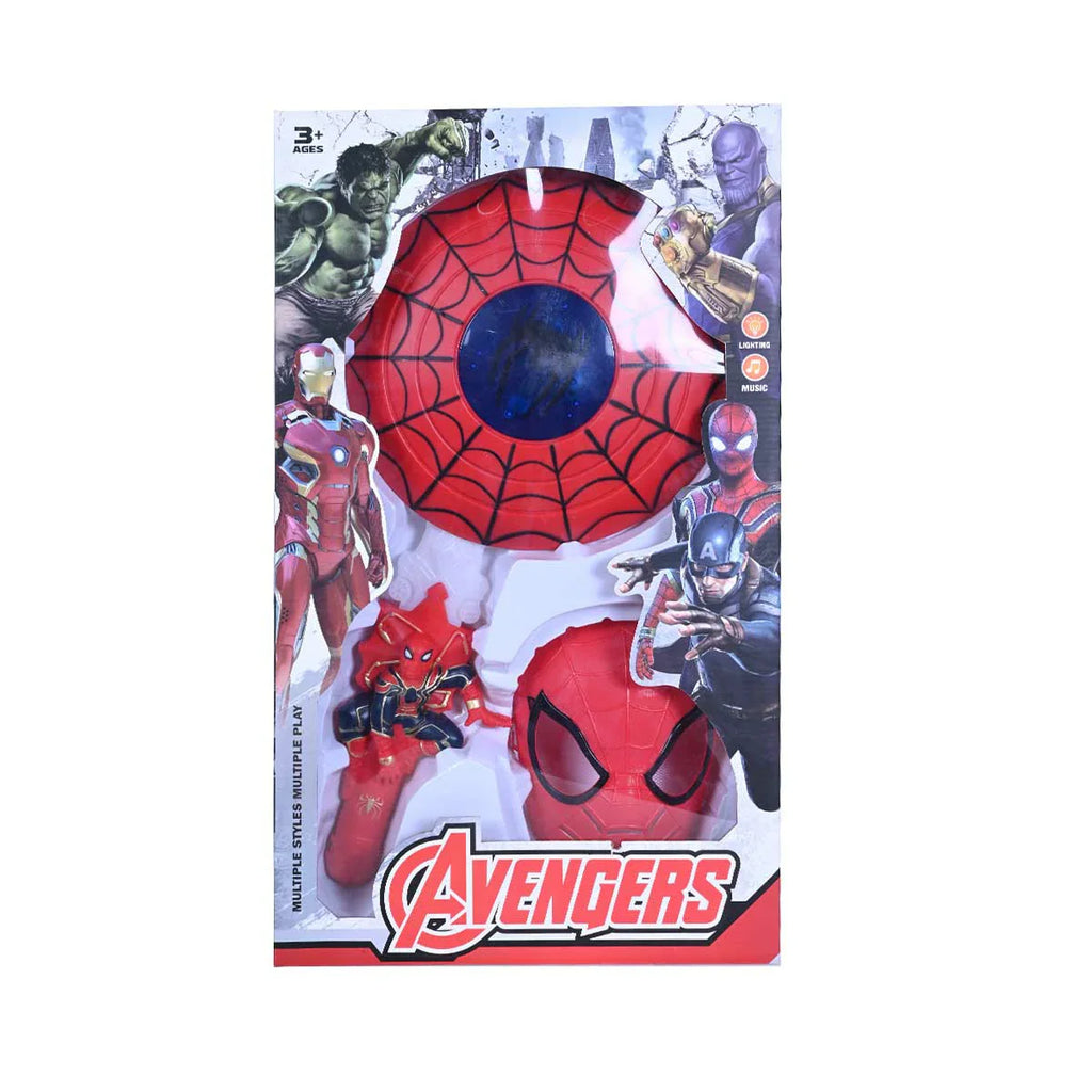 Picture of Marvel Avengers Spiderman Mask And Shield Set - by Raja Sahib Kids