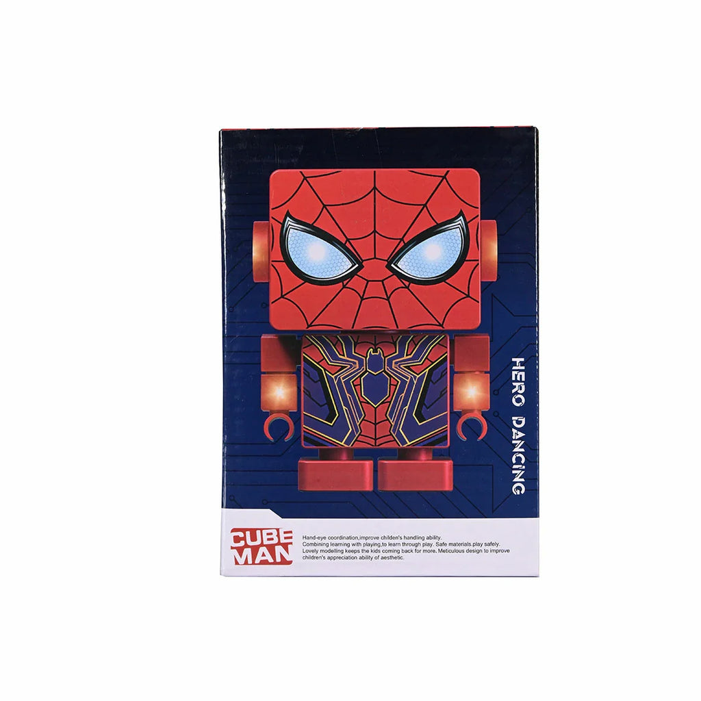 Picture of Cube Man Hero Dancing - Spider Man Themed Educational Toy - by Raja Sahib Kids