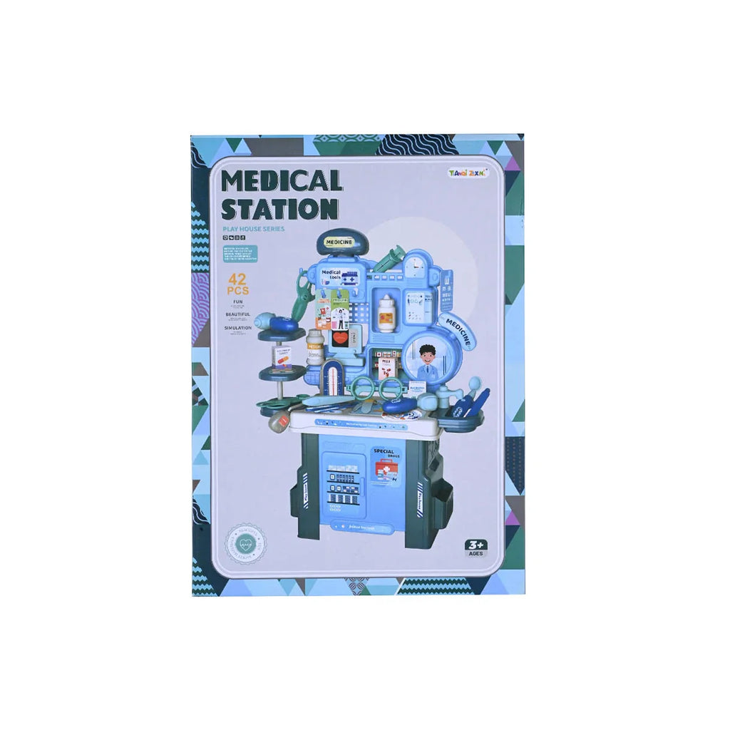 Picture of Interactive 42-Piece Medical Station Doctor Toy - by Raja Sahib Kids