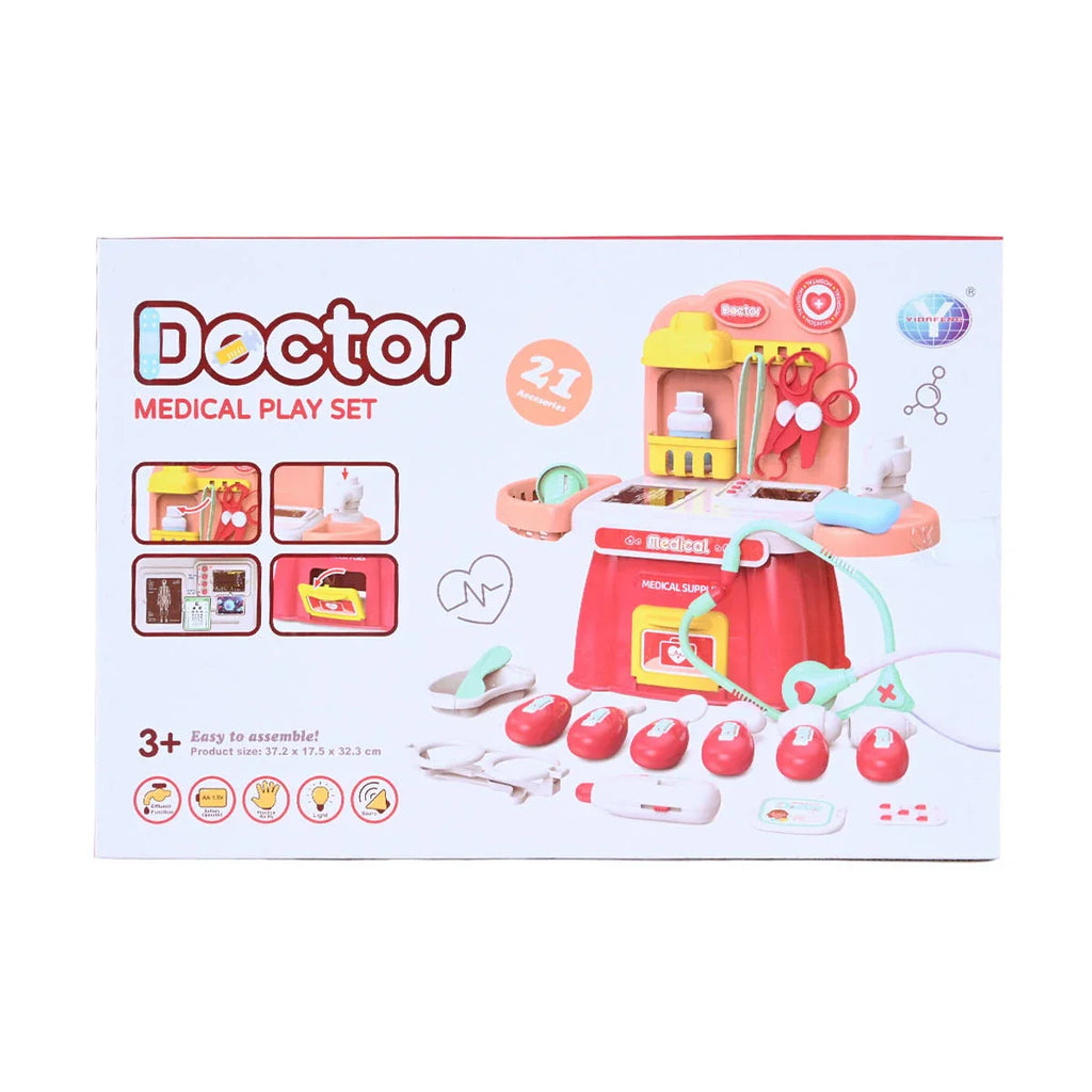 Picture of The Little Doctor Medical Play Set with 21 Accessories - by Raja Sahib Kids
