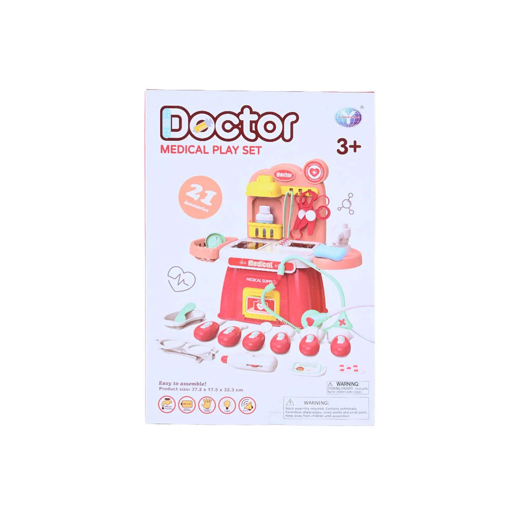Picture of The Little Doctor Medical Play Set with 21 Accessories - by Raja Sahib Kids