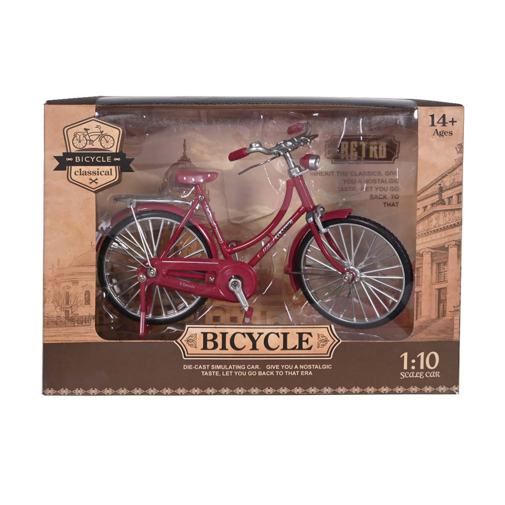 Picture of Die Cast Simulating Retro Bicycle Red - by Raja Sahib Kids