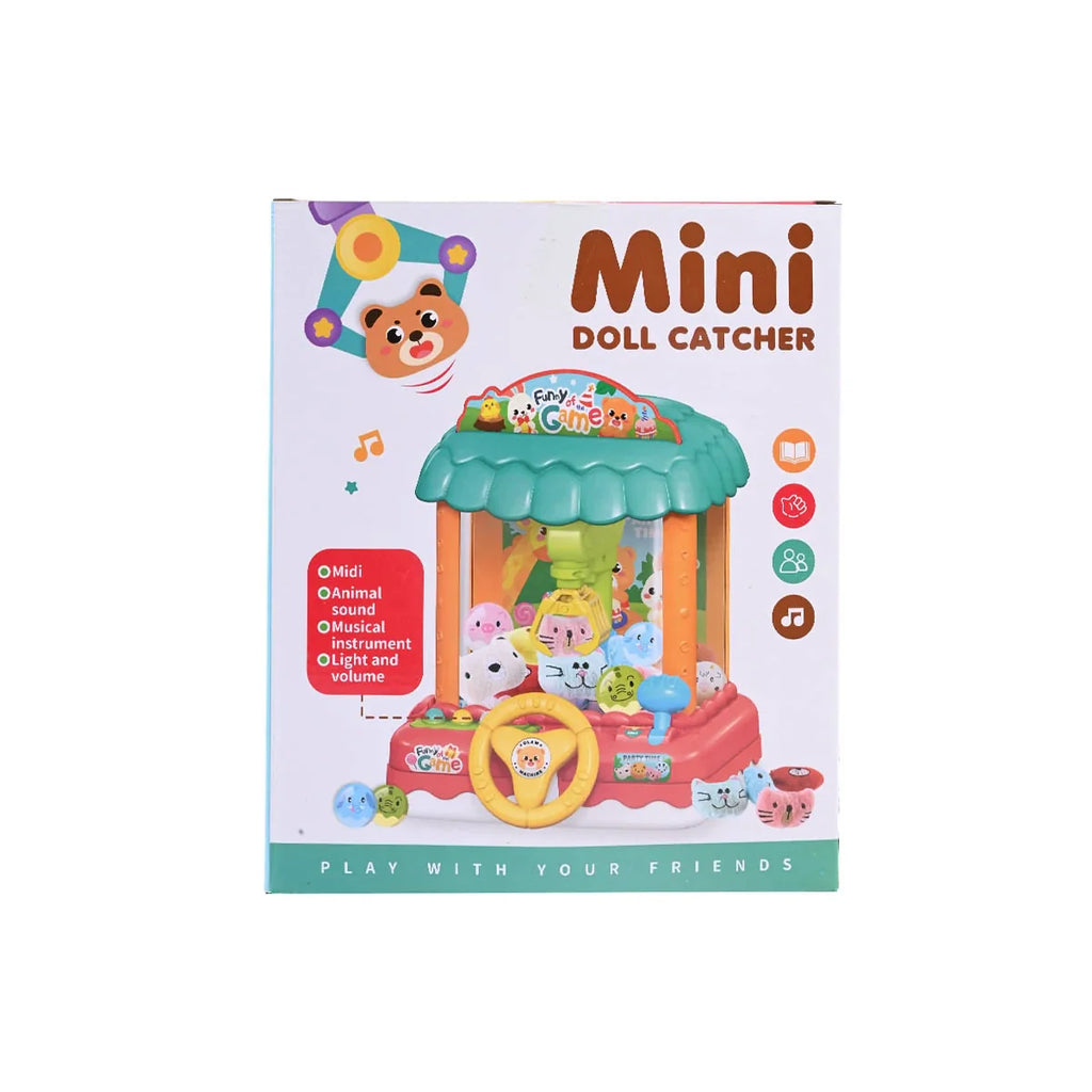 Picture of Fun & Cute Mini Doll Catcher Game - USB Powered Claw Machine with Music - by Raja Sahib Kids