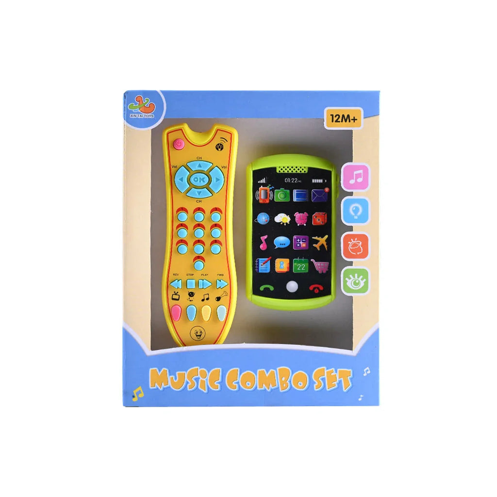 Picture of Music Combo Set: Interactive Remote and Smartphone Toy - by Raja Sahib Kids