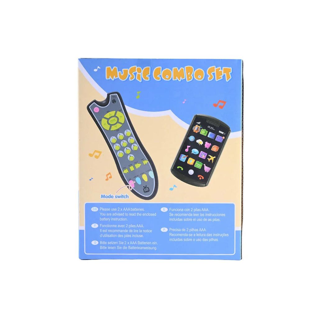 Picture of Music Combo Set: Interactive Remote and Smartphone Toy - by Raja Sahib Kids
