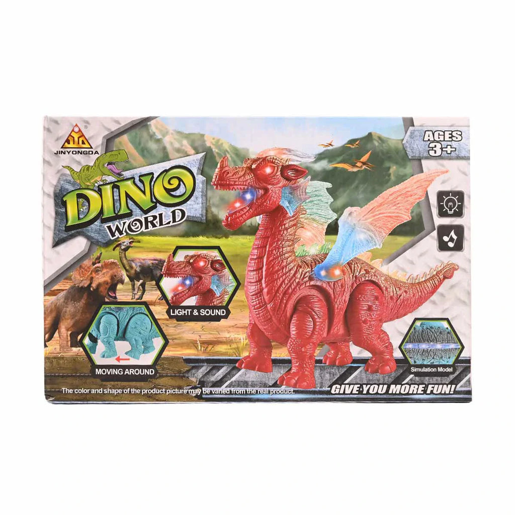 Picture of Dino World Animated Winged Dragon Toy with Light & Sound - by Raja Sahib Kids
