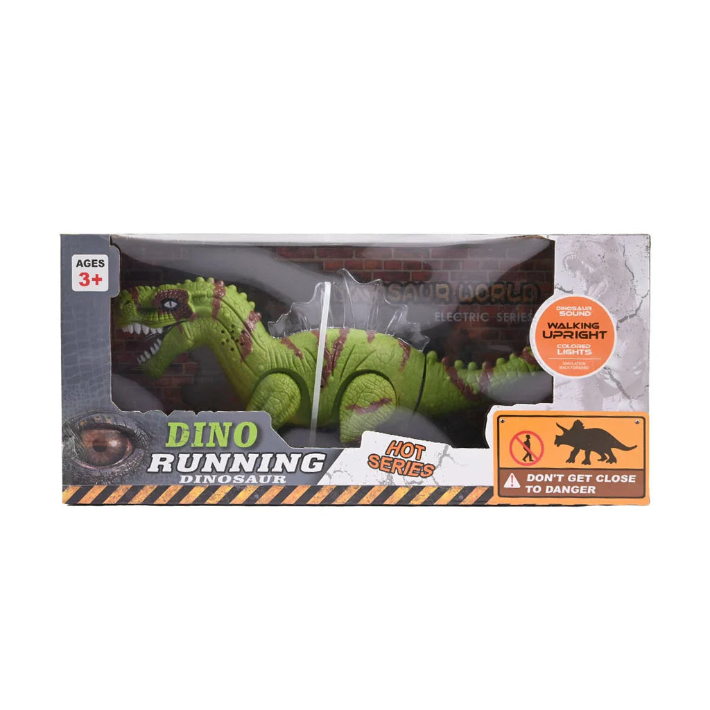 Picture of Dino Running Electric Dinosaur - Walking Upright Toy with Sounds and Colorful Lights - by Raja Sahib Kids