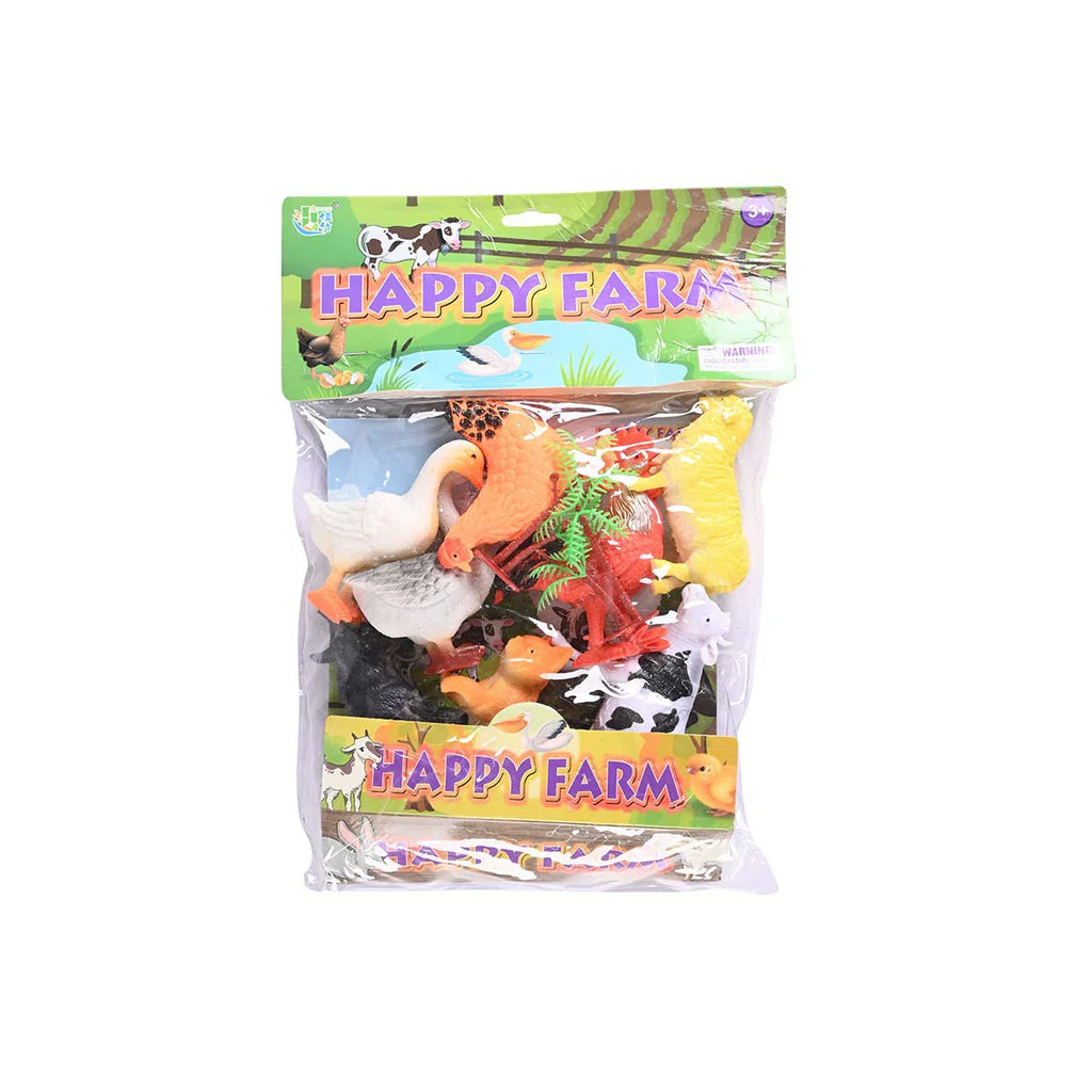 Picture of Happy Farm Animal Figurines & Accessories Playset - by Raja Sahib Kids