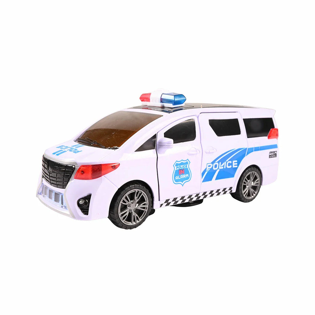 Picture of Electric Police Vehicle Minivan with 360° Rotation, Lights & Sound Alarm - by Raja Sahib Kids