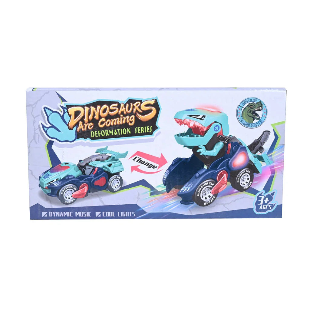 Picture of Dinosaur Transforming Car Electric Dinosaur Toys With Led Light And Sound - by Raja Sahib Kids