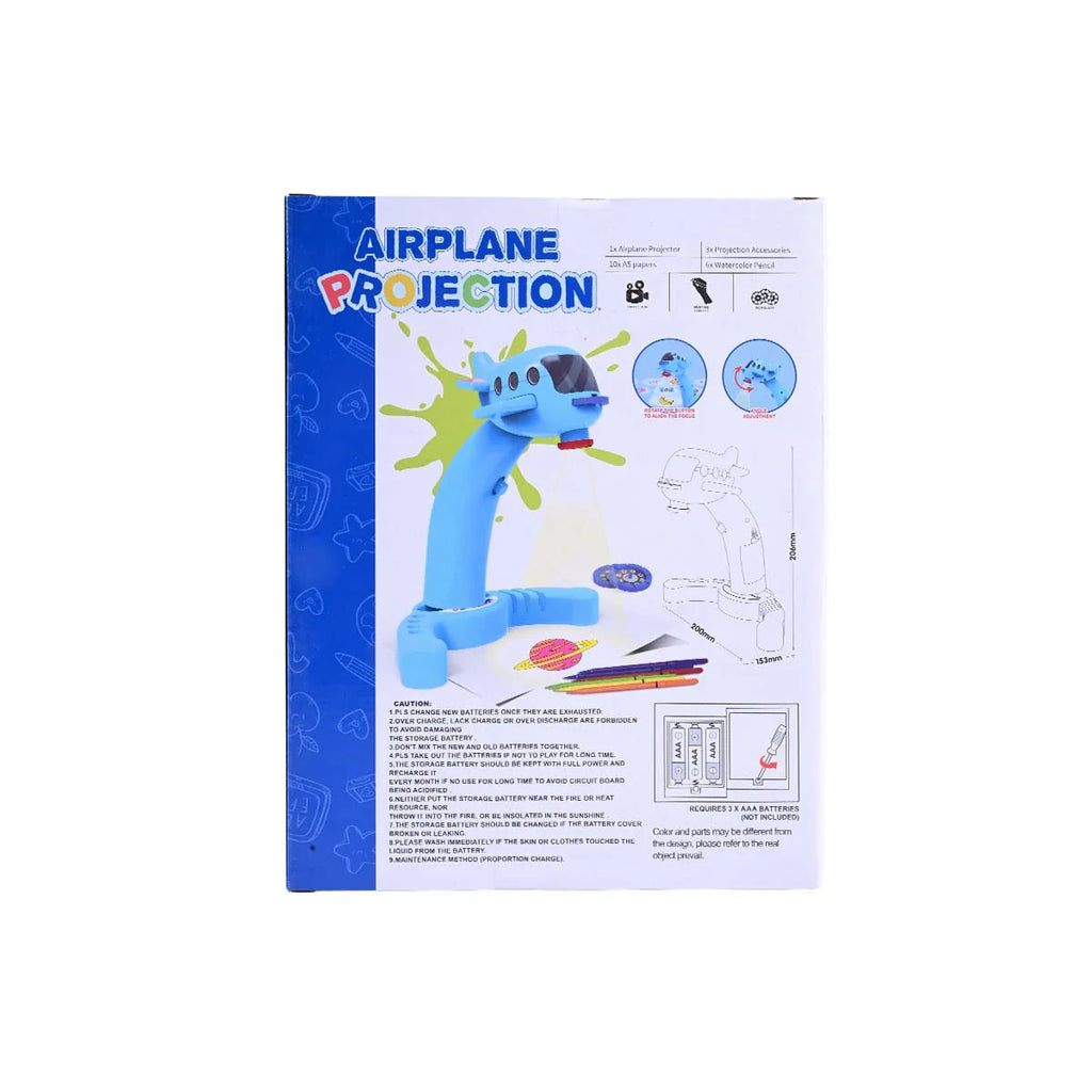 Picture of Airplane Projection Drawing Kit: 2 Slides, 24 Patterns Art Easel for Kids - by Raja Sahib Kids