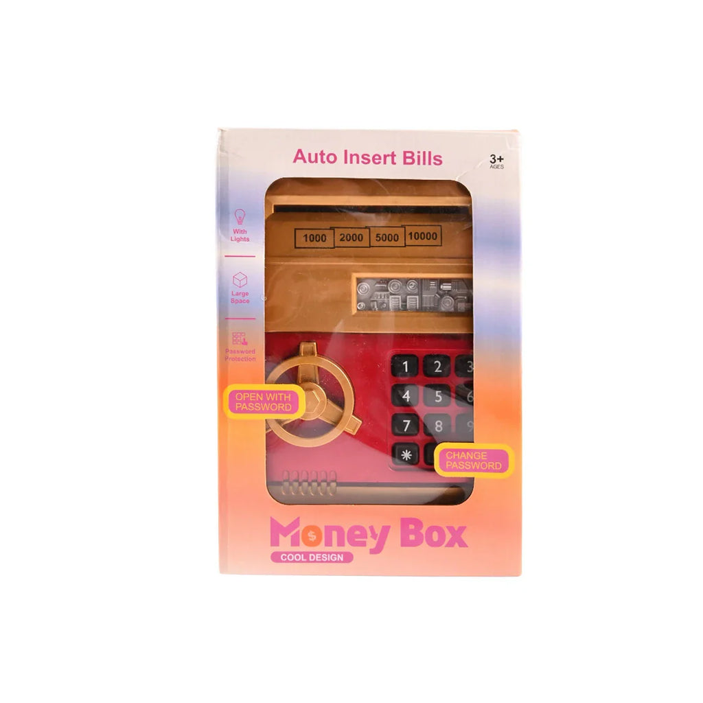 Picture of Electronic Money Box Safe with Auto Bill Insert & Password Lock - by Raja Sahib Kids