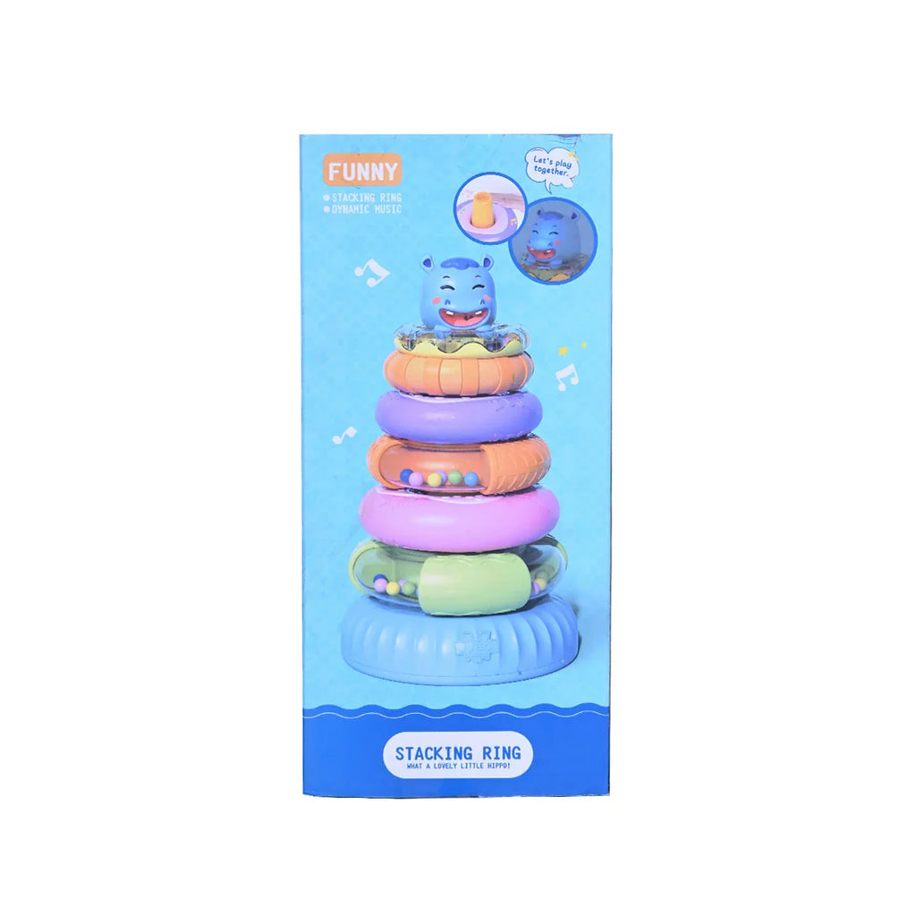 Picture of Musical Rainbow Stacking Ring Tower - by Raja Sahib Kids