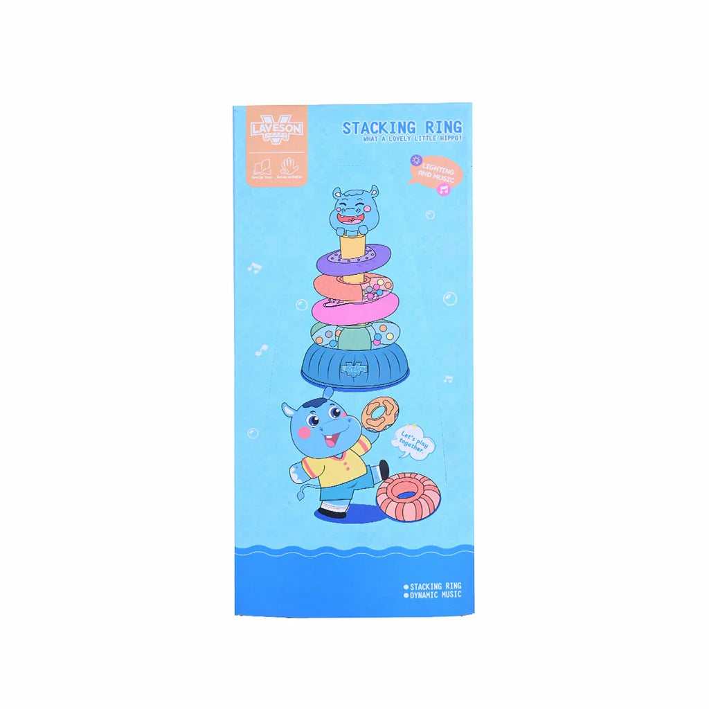 Picture of Musical Rainbow Stacking Ring Tower - by Raja Sahib Kids