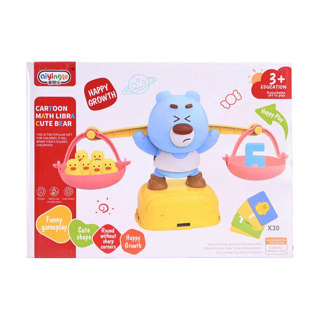 Picture of Interactive Math Balancing Scale Toy | Early Mathematics Enlightenment & Counting Game for Ages 3+ - by Raja Sahib Kids