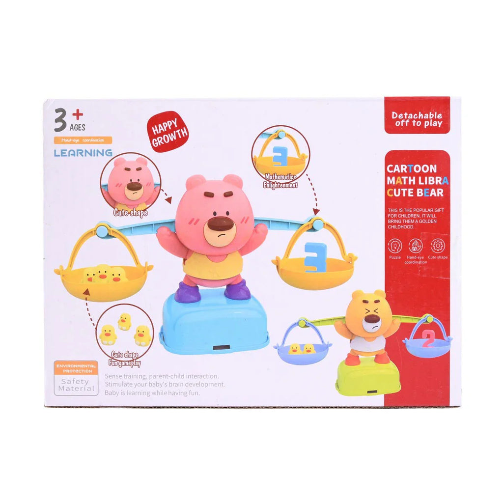 Picture of Interactive Math Balancing Scale Toy | Early Mathematics Enlightenment & Counting Game for Ages 3+ - by Raja Sahib Kids