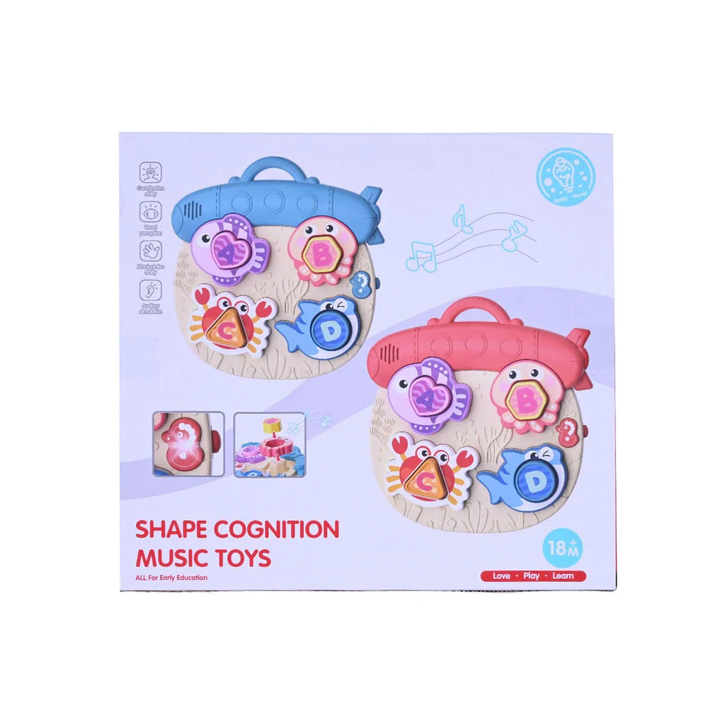Picture of BabyLiioni Shape Cognition Music Toy | Interactive Learning Submarine Puzzle with Light & Sound (18M+) - by Raja Sahib Kids