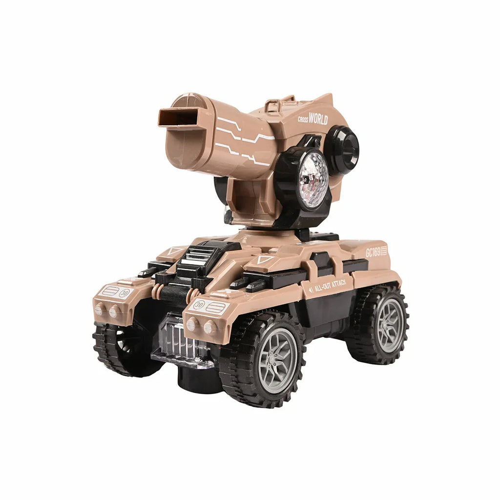 Picture of UFO Tank Electric Military Vehicle with 360° Rotation and Surprise Disc Launch - by Raja Sahib Kids