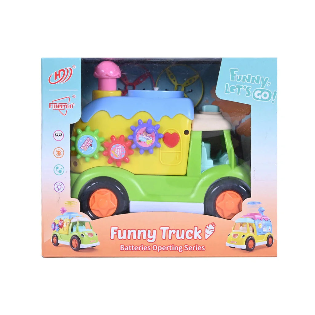 Picture of Multi-Functional Flying Disc Spinner Funny Truck Toy With Light & Music - by Raja Sahib Kids