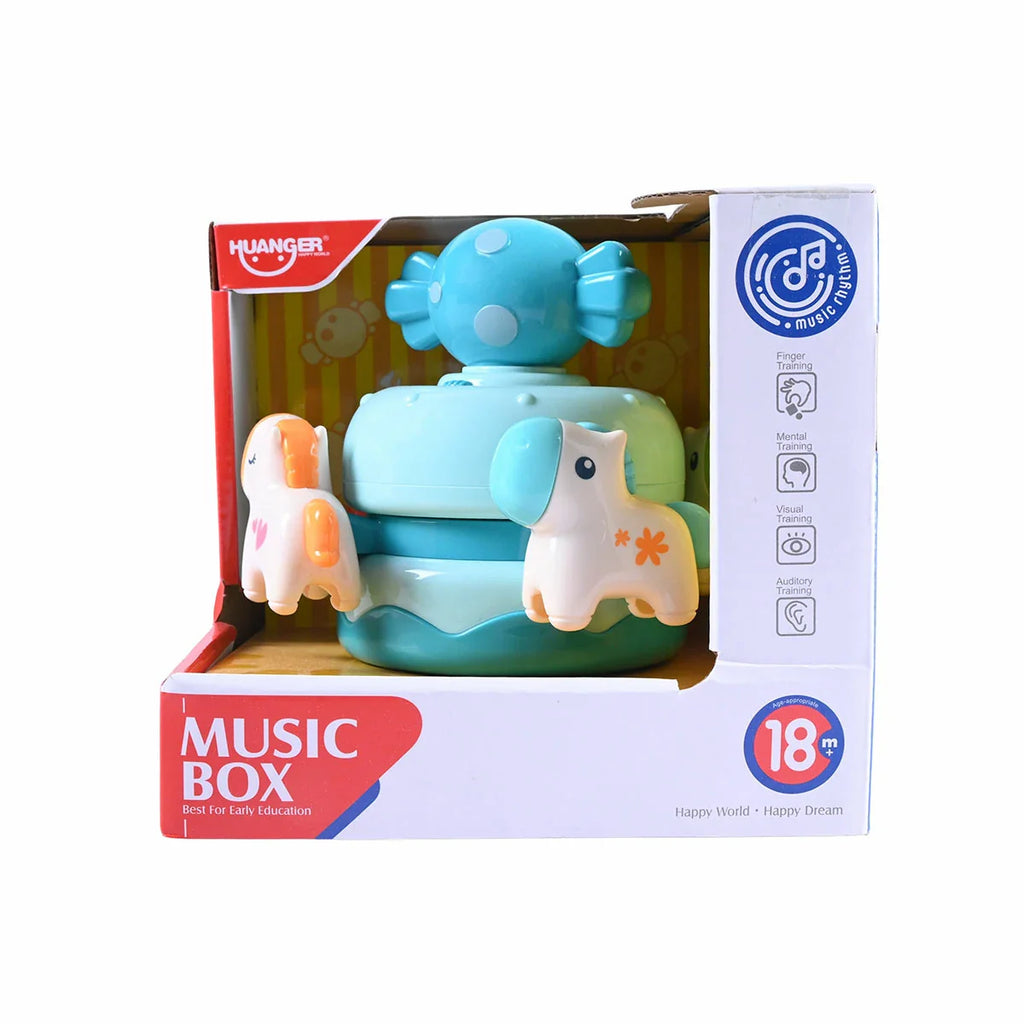 Picture of Huanger Best For Early Education: Rotating Pony Music Box - by Raja Sahib Kids