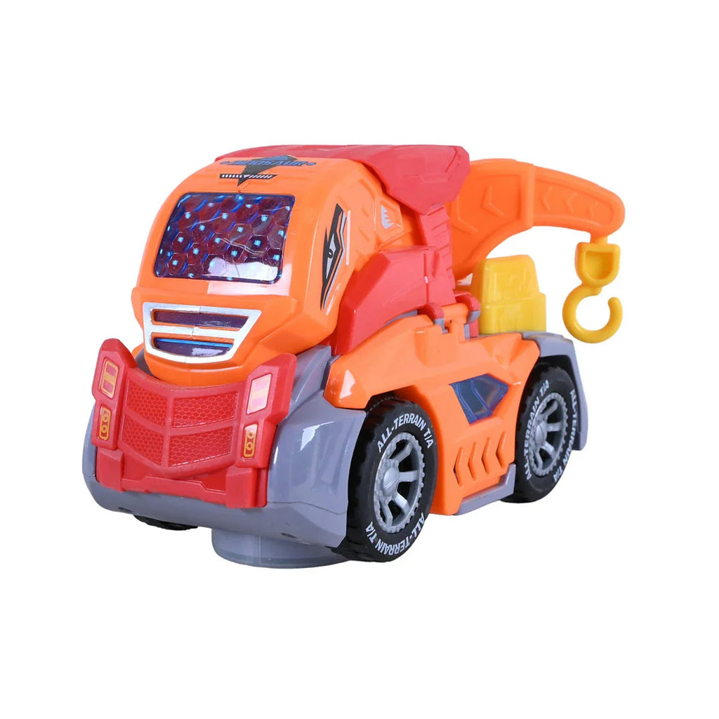 Picture of Dino 2-in-1 Engineering Car Transforming Construction Light And Music - by Raja Sahib Kids