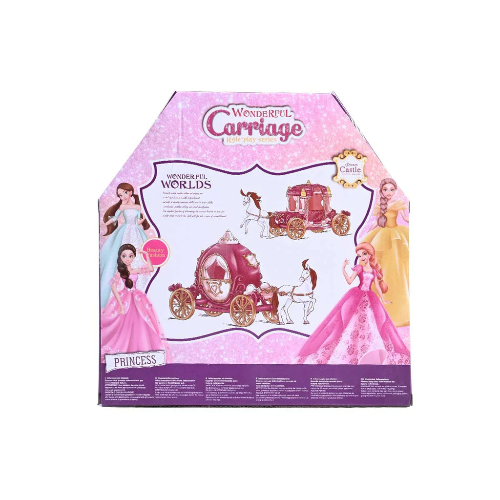 Picture of Princess Wonderful Carriage Role-play Set - Doll, Horse, and Fantasy Vehicle - by Raja Sahib Kids