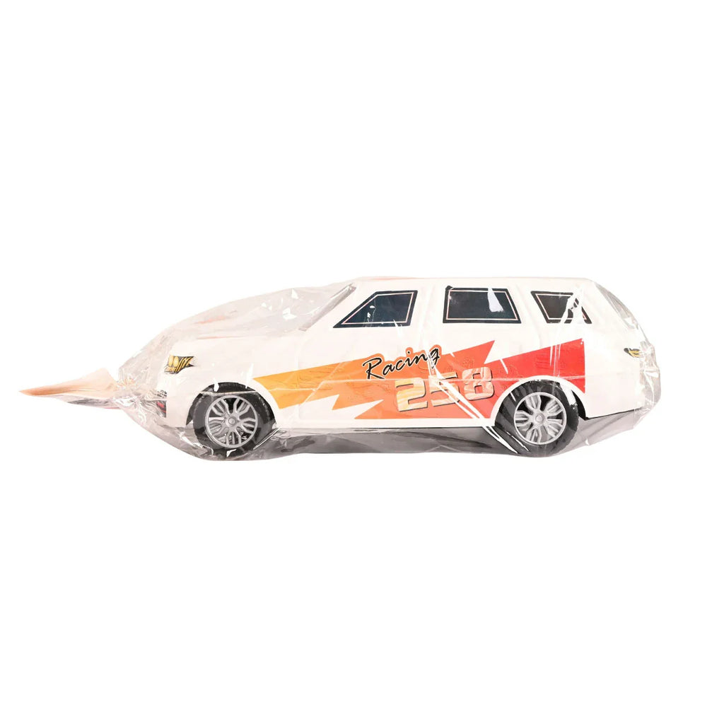Picture of RR-258 White Plastic Range Rover Style Racing SUV Toy Car - Ready to Run, Ages 3+ - by Raja Sahib Kids