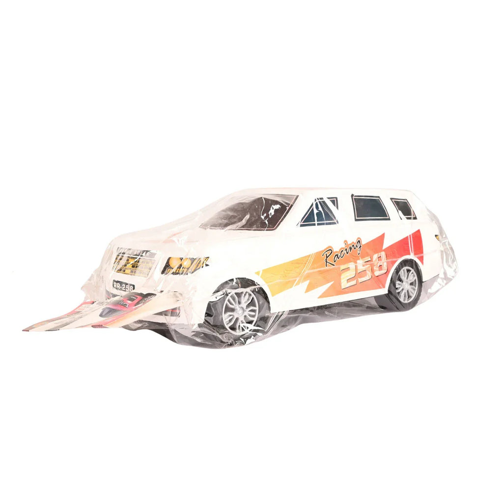 Picture of RR-258 White Plastic Range Rover Style Racing SUV Toy Car - Ready to Run, Ages 3+ - by Raja Sahib Kids