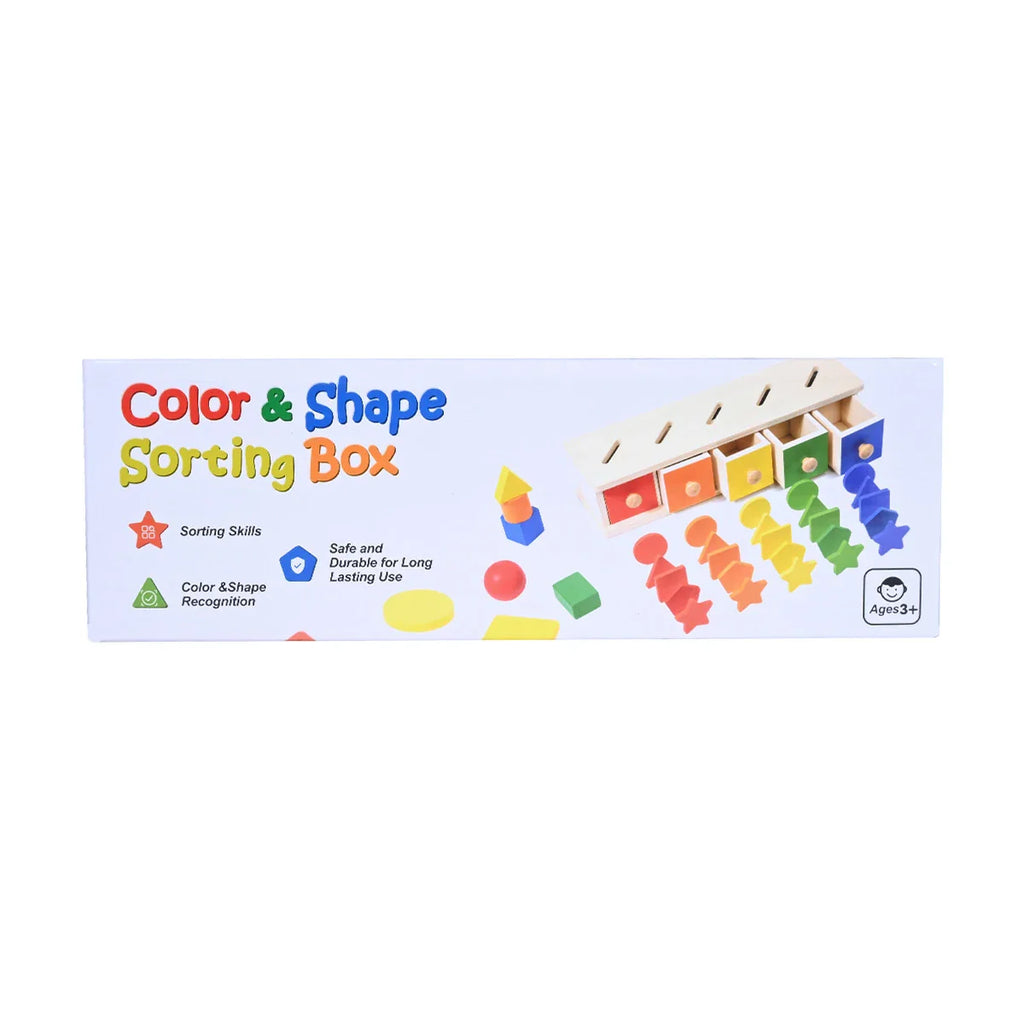 Picture of Color & Shape Sorting Box - by Raja Sahib Kids