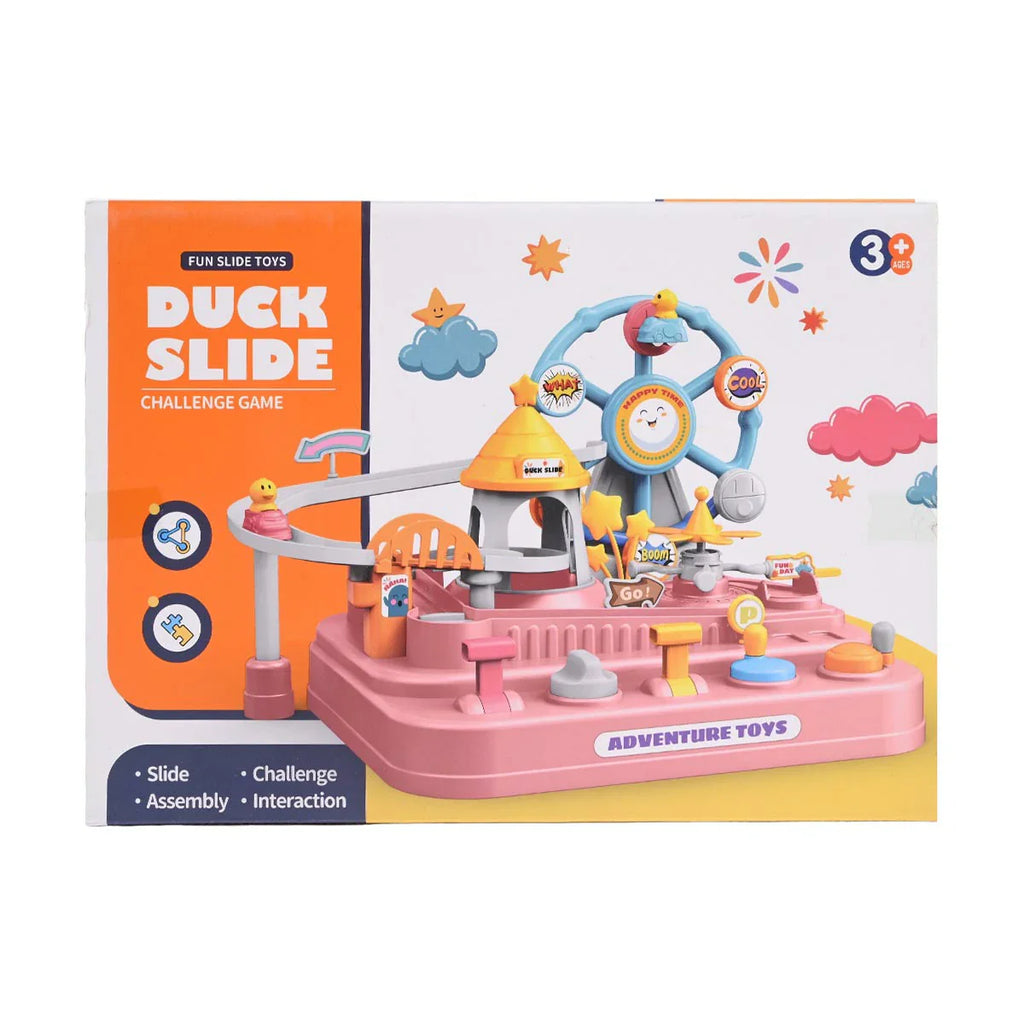 Picture of Fun Slide Toys Duck Slide Challenge Game - Interactive Assembly Activity Center with Ferris Wheel (Ages 3+) - by Raja Sahib Kids