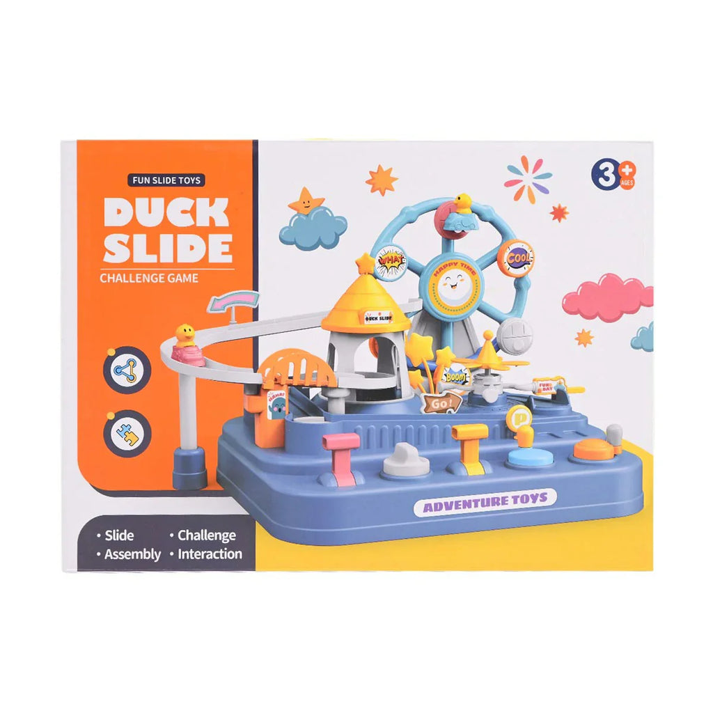 Picture of Fun Slide Toys Duck Slide Challenge Game - Interactive Assembly Activity Center with Ferris Wheel (Ages 3+) - by Raja Sahib Kids