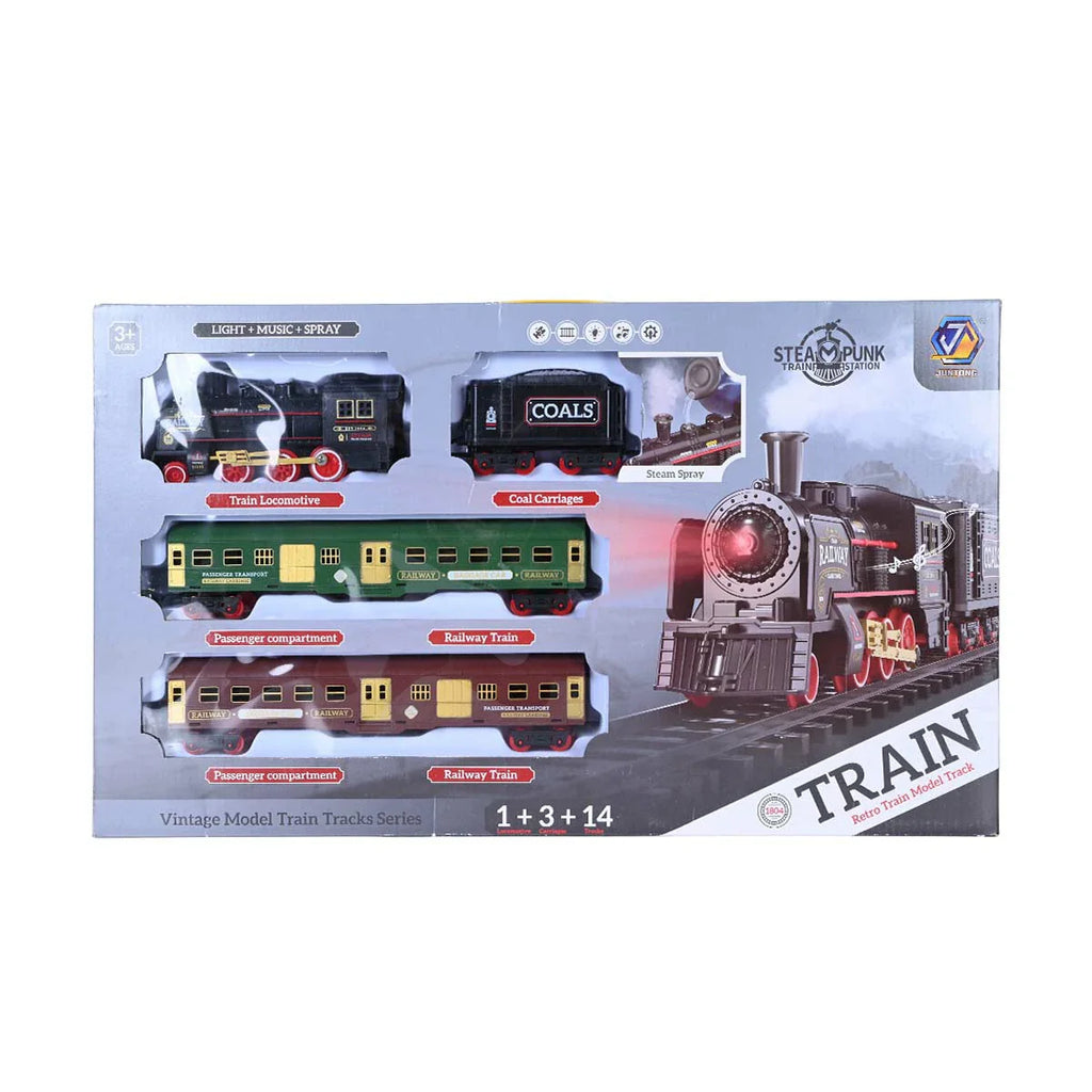 Picture of The Classic Steam Locomotive and Track Set - by Raja Sahib Kids