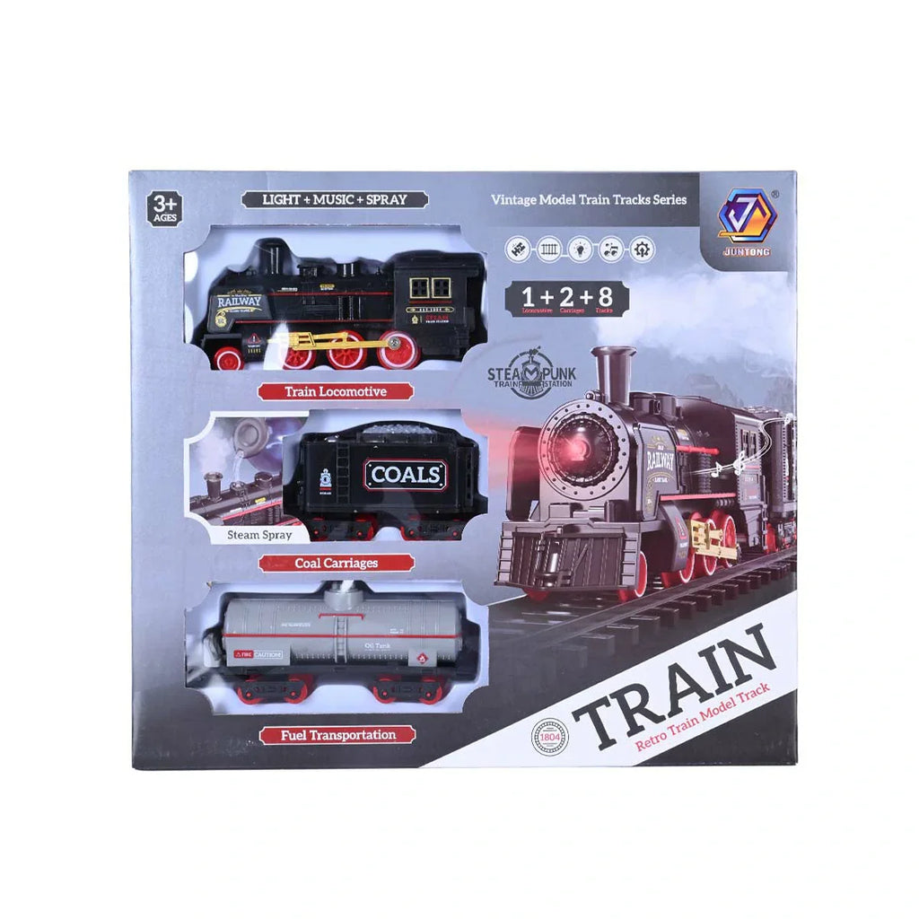 Picture of Retro Model Train Track Series: Steam Engine - by Raja Sahib Kids