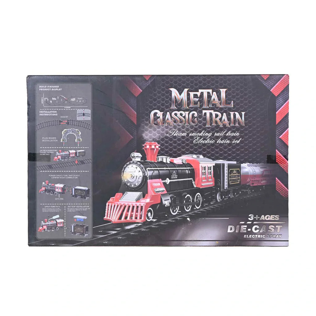 Picture of Battery Operated Electric Metal Train Set With Spray - by Raja Sahib Kids