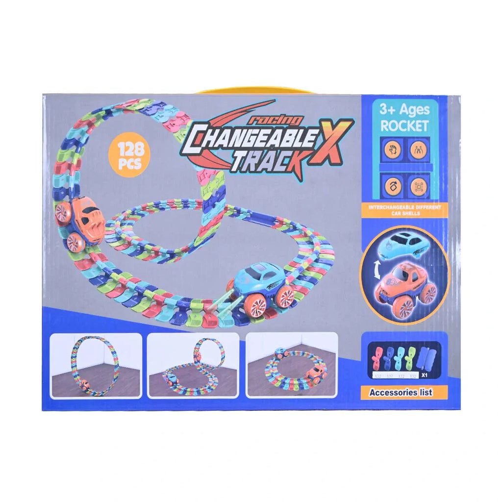 Picture of Racing Changeablex Track 128 Pcs - by Raja Sahib Kids