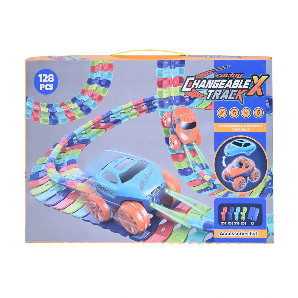 Picture of Racing Changeablex Track 128 Pcs - by Raja Sahib Kids