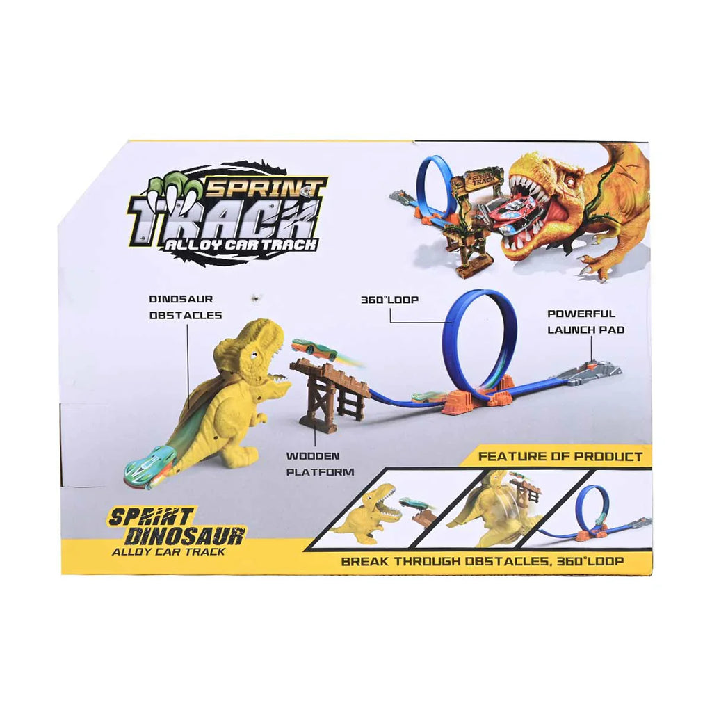 Picture of Dinosaur Tracks Race Car Toy, Dino Toys, 360° Loop Playset Track With Adventure - by Raja Sahib Kids