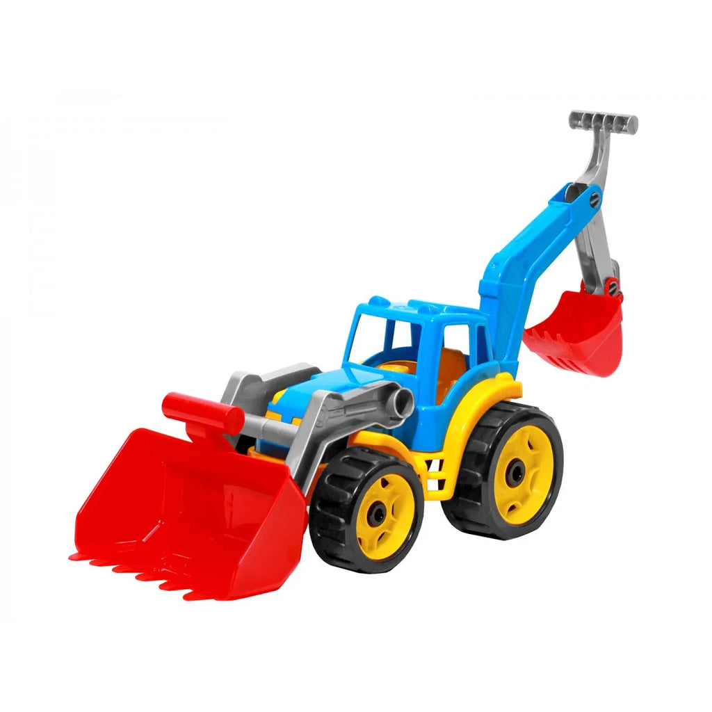 Picture of Technok Tractor With Two Buckets - Blue - by Raja Sahib Kids