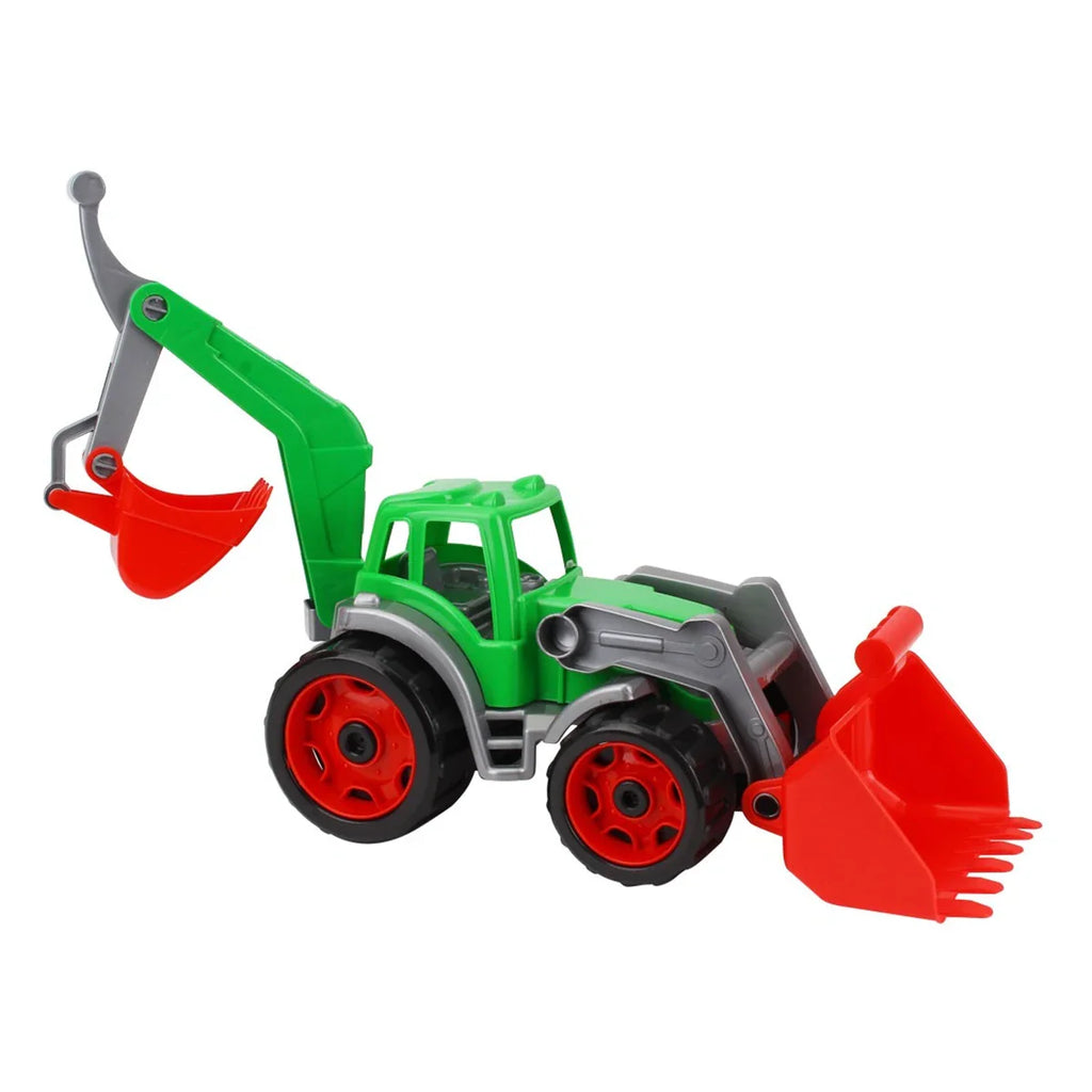 Picture of Technok Tractor With Two Buckets - Green - by Raja Sahib Kids