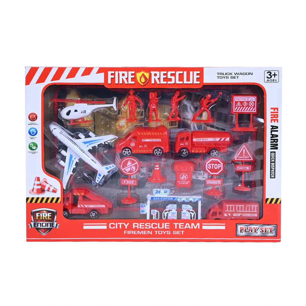 Picture of Fire Rescue City Firemen Toys Set - by Raja Sahib Kids